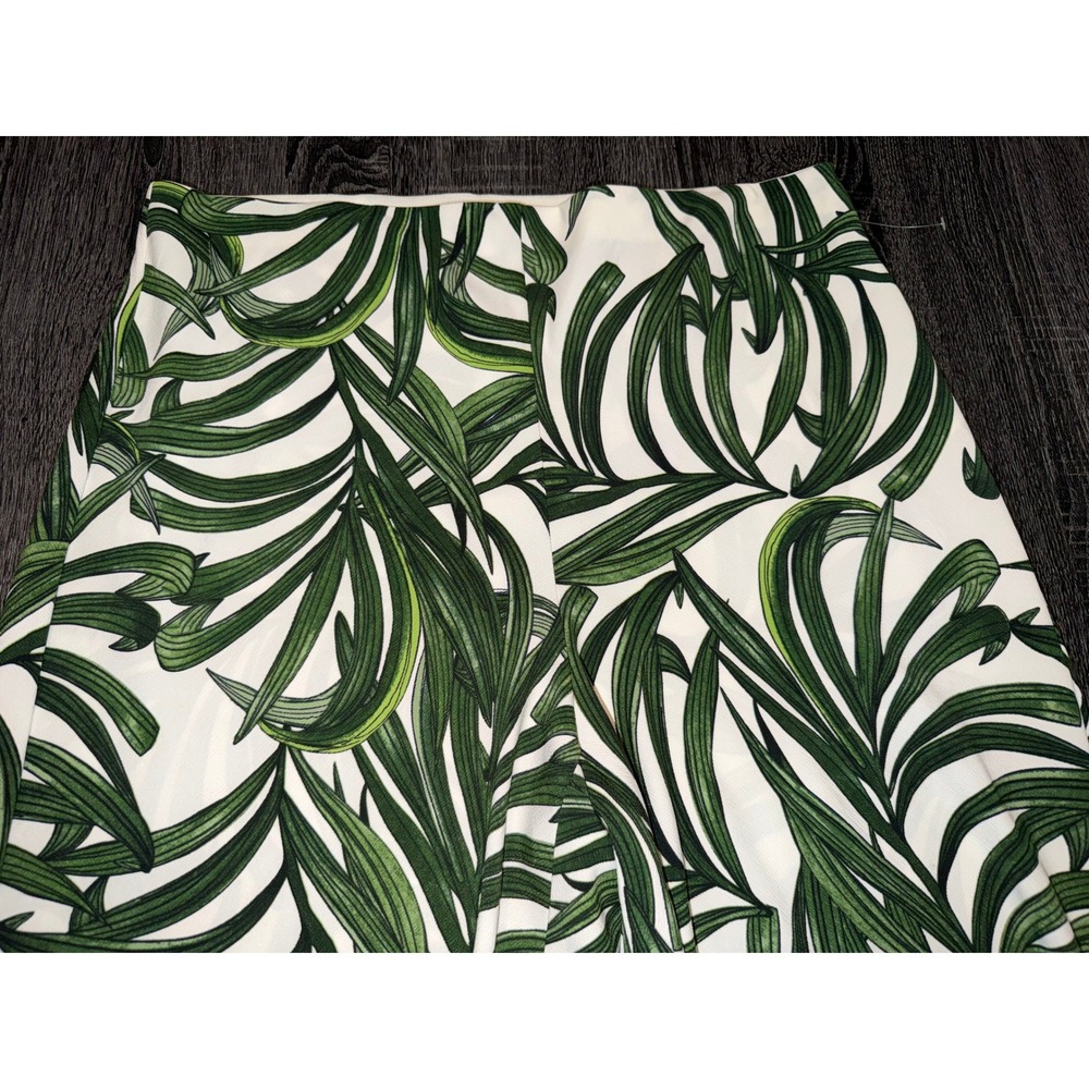 Eliane Rose NEW Tropical Palm Leaf Two Piece Set  Top‎ Skirt Resort Wear Size L - Picture 13 of 14
